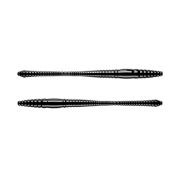 LIBRA LURES DYING WORM 70mm 040 BLACK